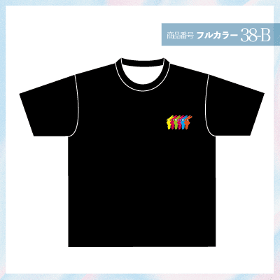 カラフルうさぎデザイン38-B
