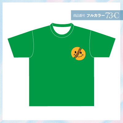 裂けてるニコちゃんマークデザイン73-C